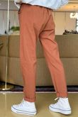 Made in Italy Luxury Smooth Magic Trouser Rust